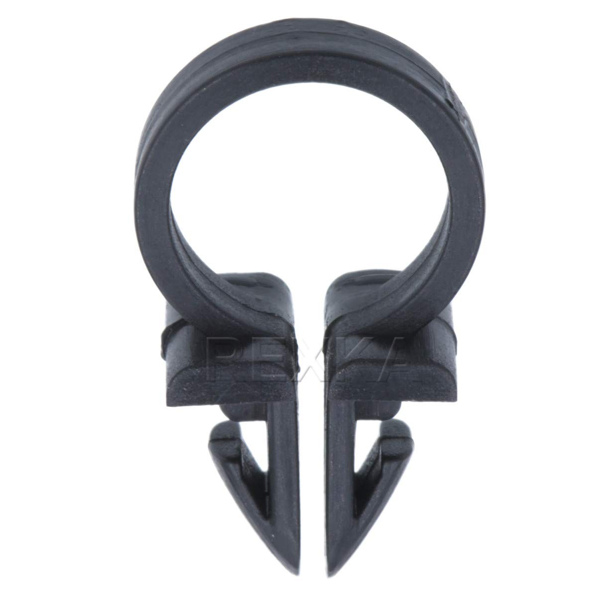 Rexka 30 pcs Wire Routing Clips 1/2"