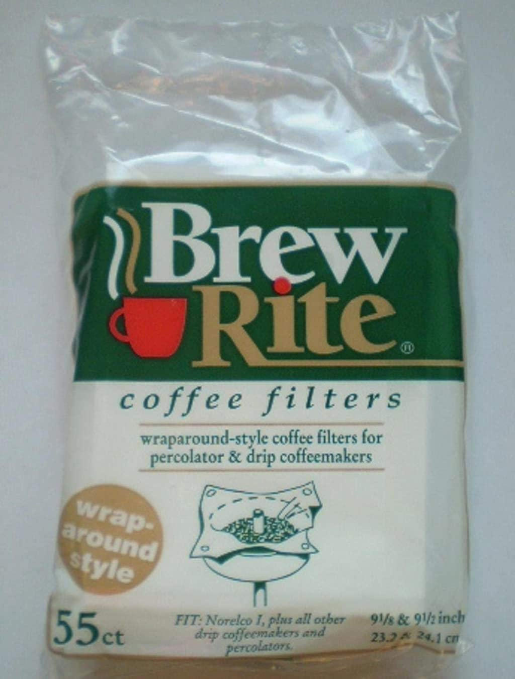 Wrap around Percolator Coffee Filters 55 Count