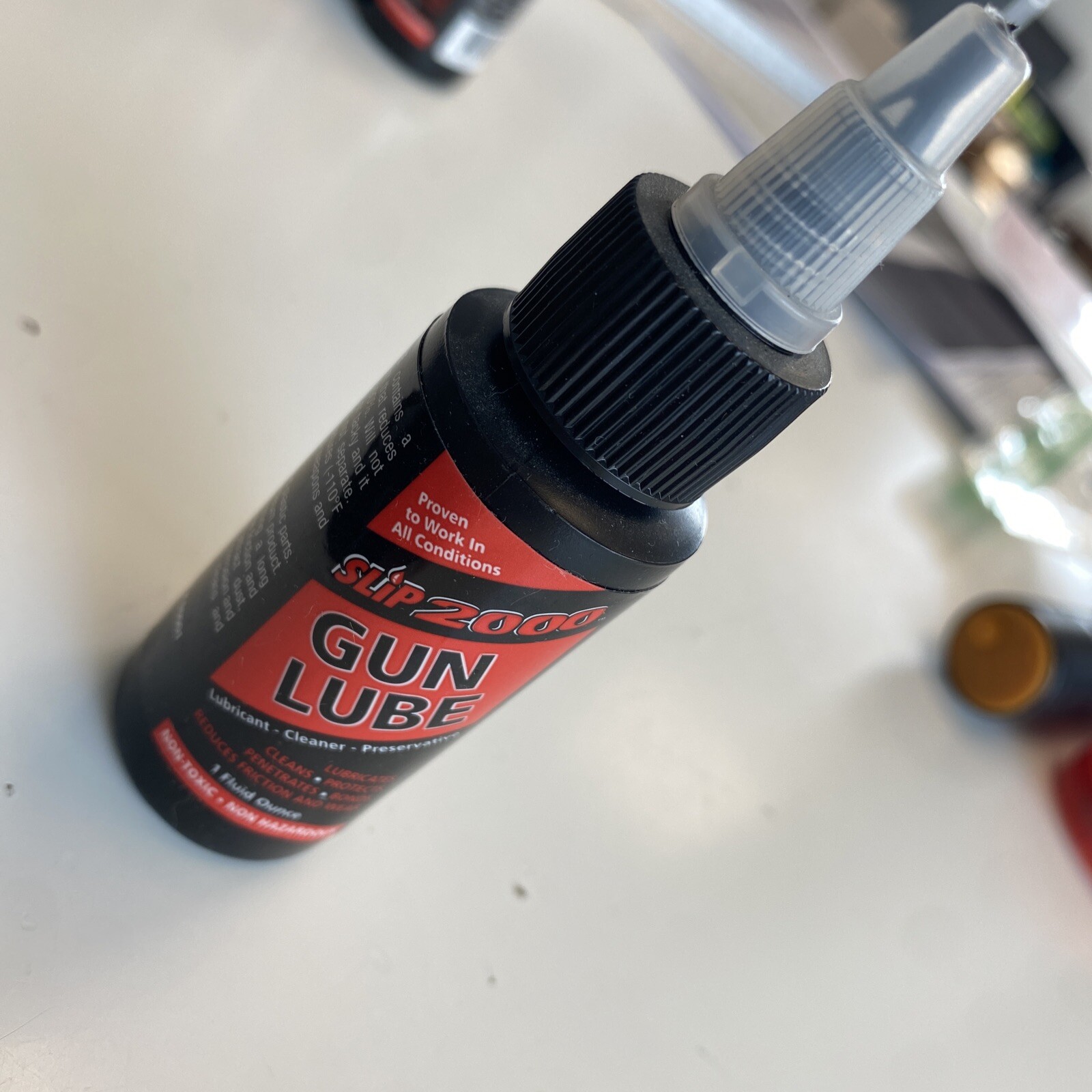 Slip 2000 Gun Lube Lubricant Cleaner Preservative Oil -1oz Bottle - USA Made