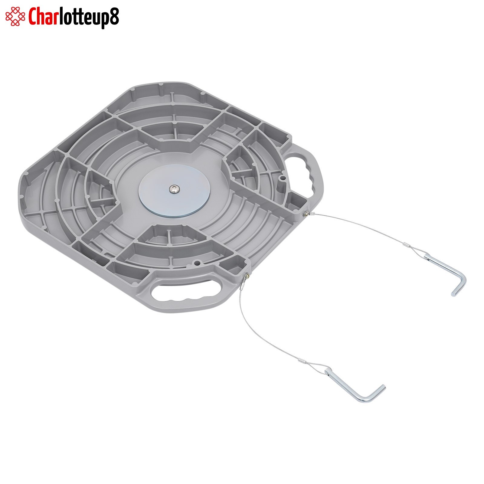 Pair 5T Wheel Alignment Turn Plates Turntable Wheel Alignment Tool 360° Rotating