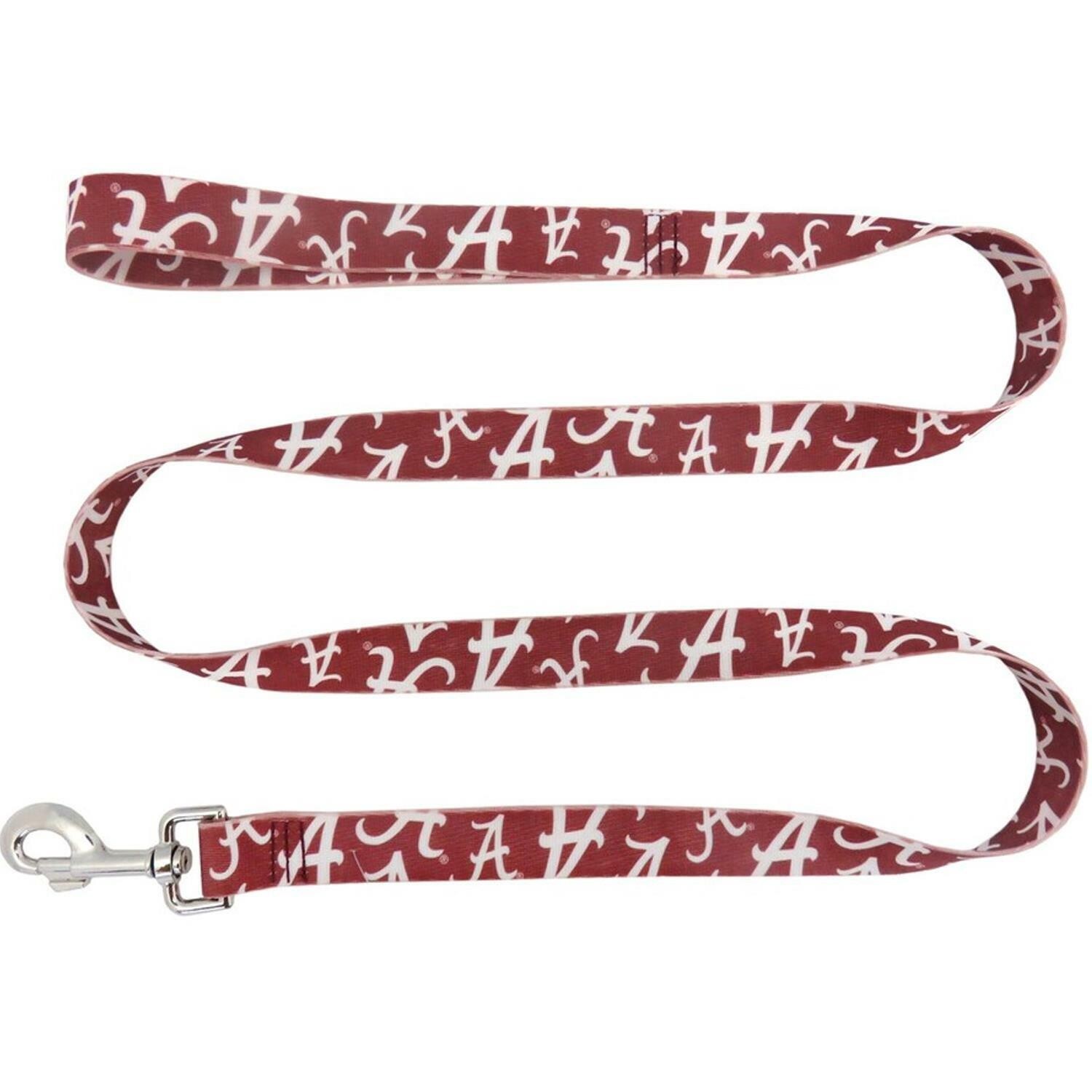 Alabama Crimson Tide Leash Team Pet Lead 1 in x 60 in - NEW