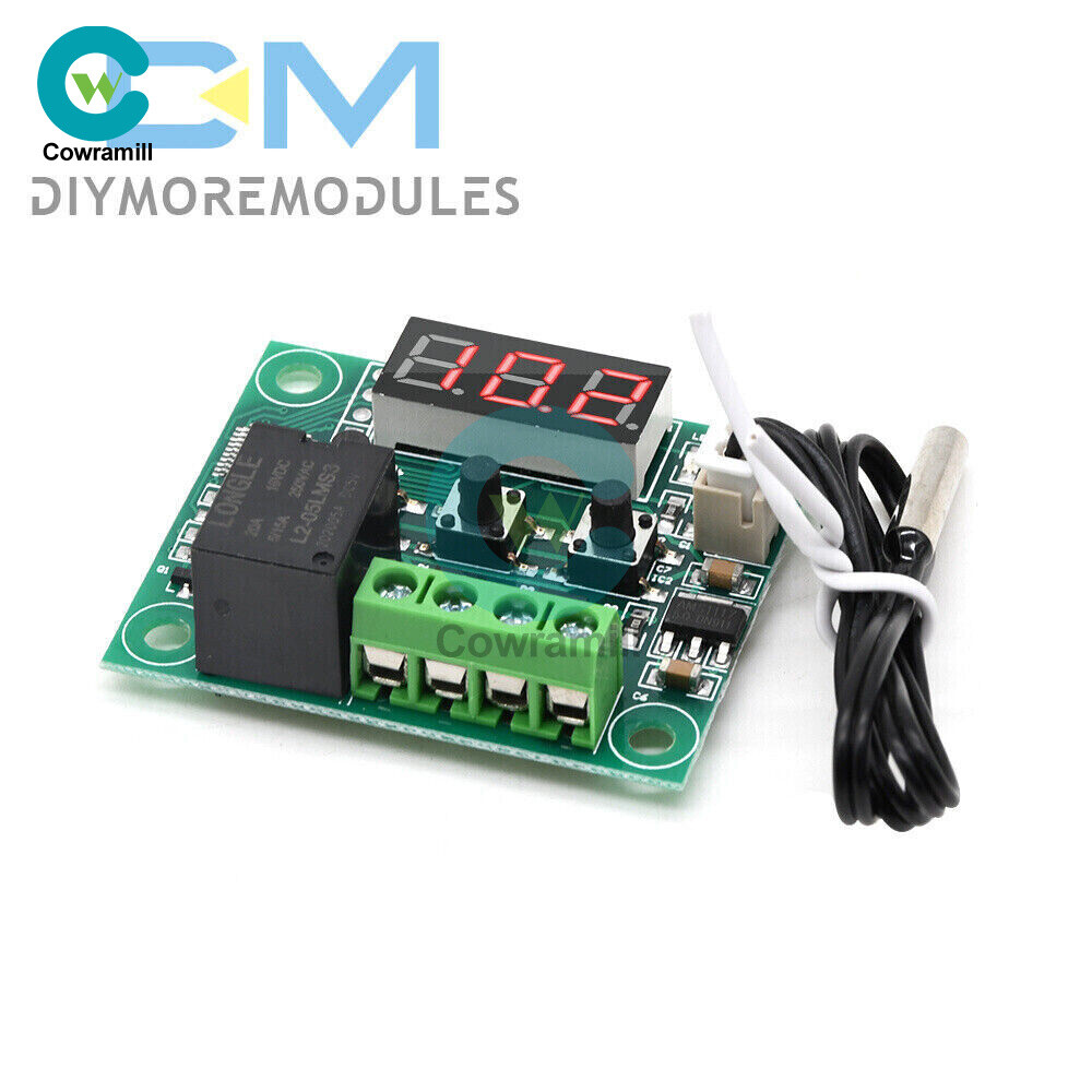 W1209 DC 5V Thermostat Temperature Red LED Switch Thermometer Controller Probe