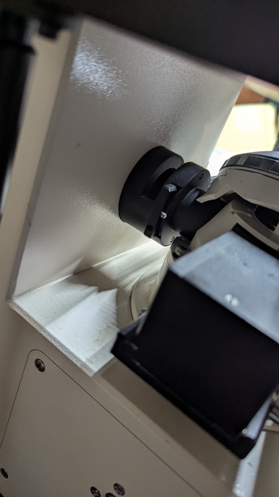 *UNTESTED* Zeiss Axiovert 35 Inverted Fluorescence Microscope With Power Supply