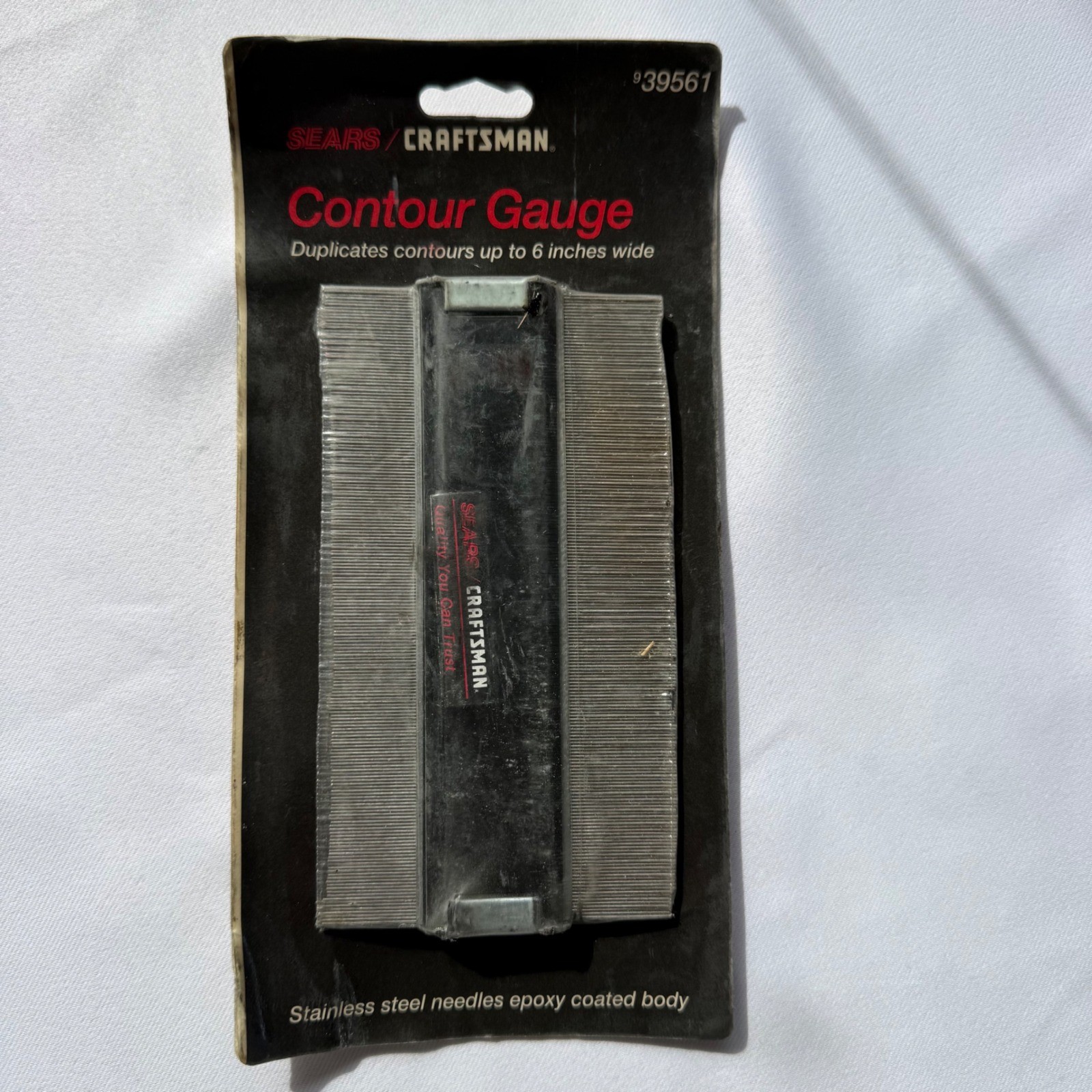 Vintage Sears Craftsman Contour Gauge 6 Inch Stainless Steel Needles 9-39561 NEW