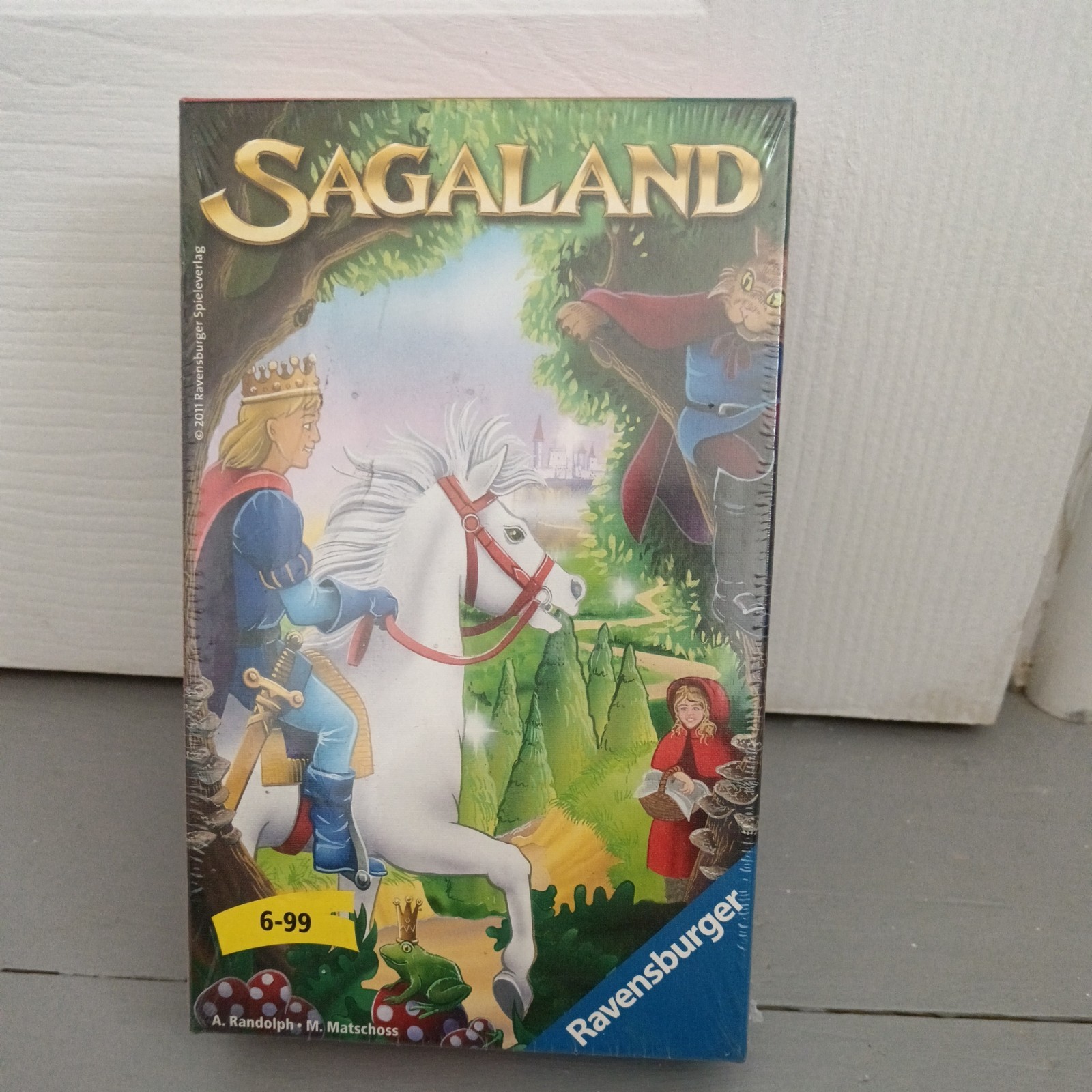 Ravensburger Reisespiel SAGALAND dt. Fantasy König Märchen Schloss Zauberei