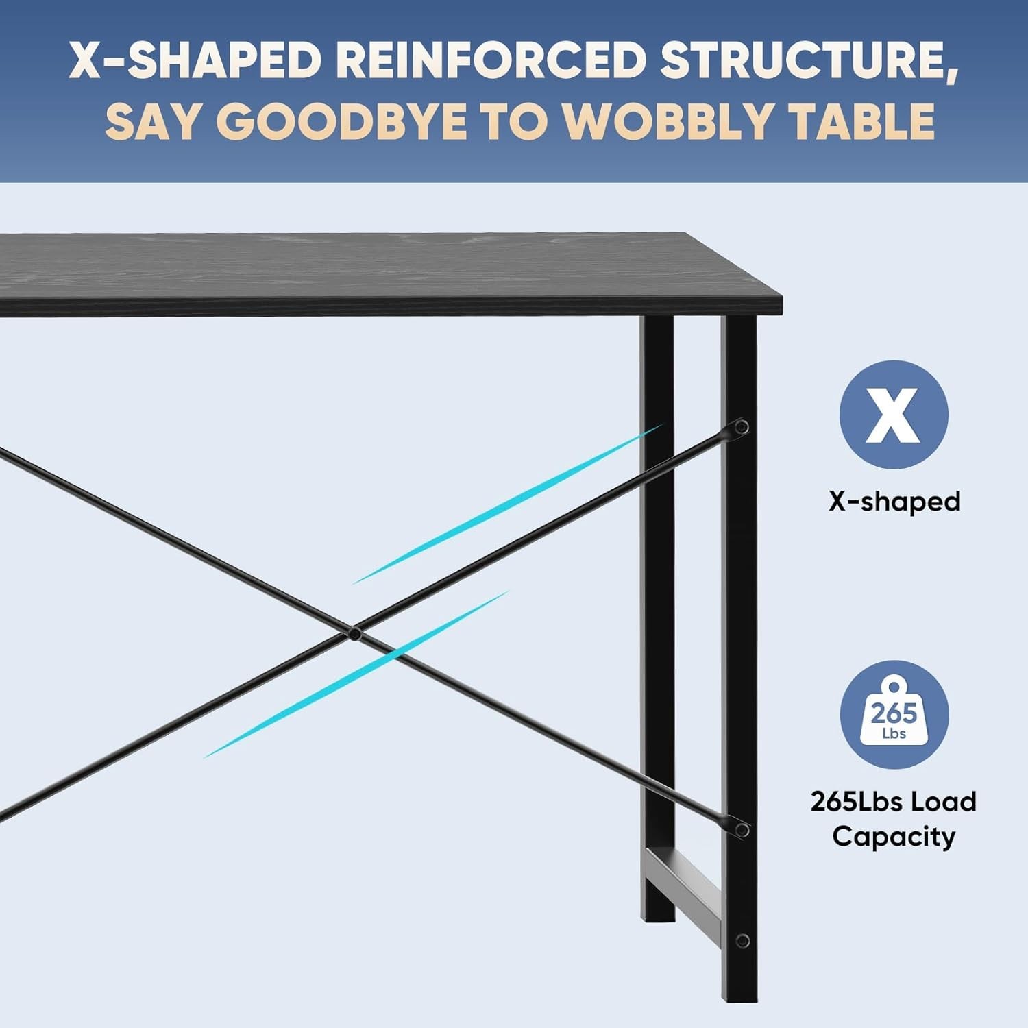 32 Inch Office Small Computer Desk Modern Simple Style Writing Study Work Table