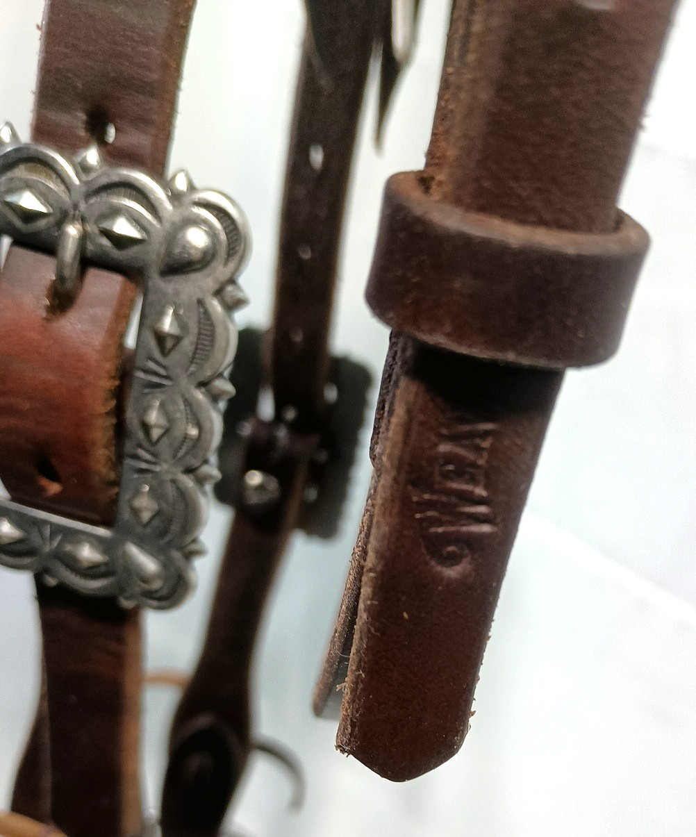 Weaver Leather Headstall with Bit and Chinstrap, Excellent Used Condition!