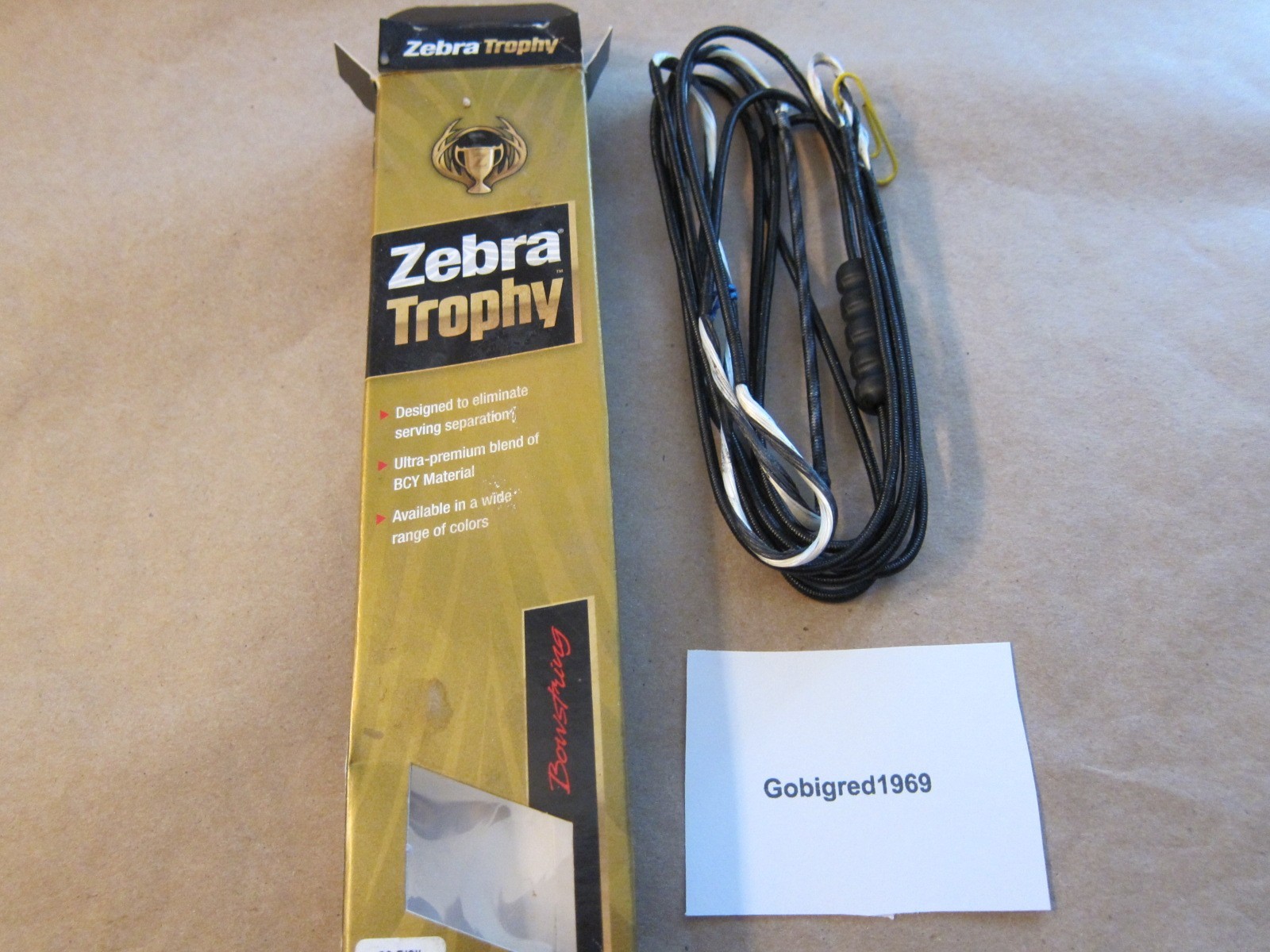 NEW Mathews Z7 String Zebra Trophy 86 7/8" Bowstring Archery Black / White