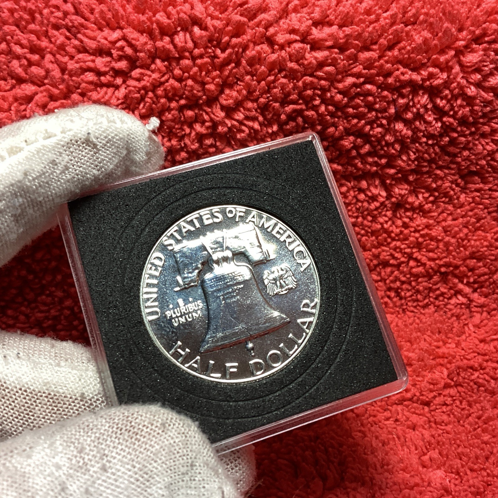 1958 FRANKLIN HALF DOLLAR PROOF QUALITY in HARDCASE