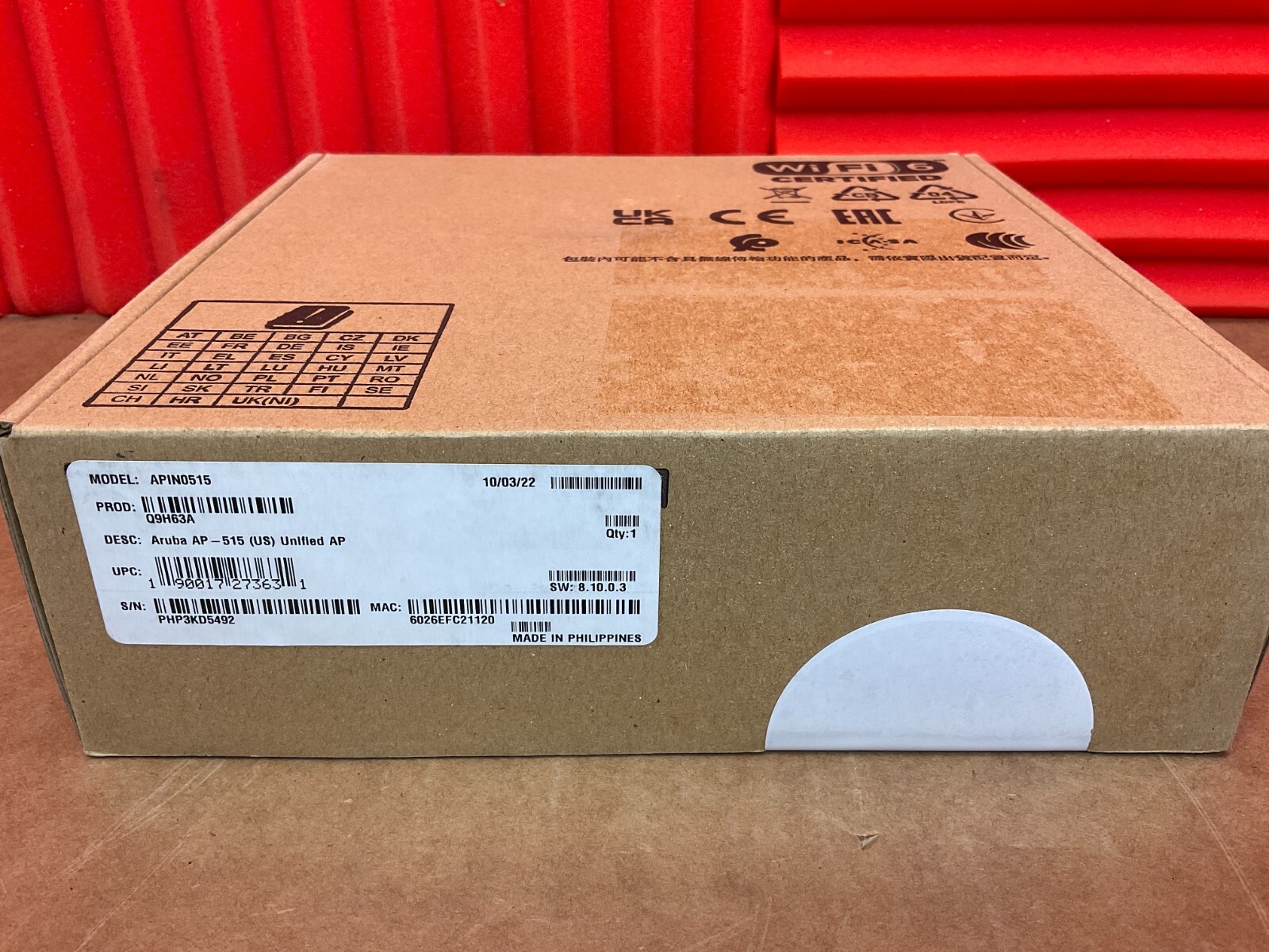 HPE Aruba Networks IAP-515 Access Point Q9H63A ✅❤️️✅❤️️ NEW!! SEALED!!