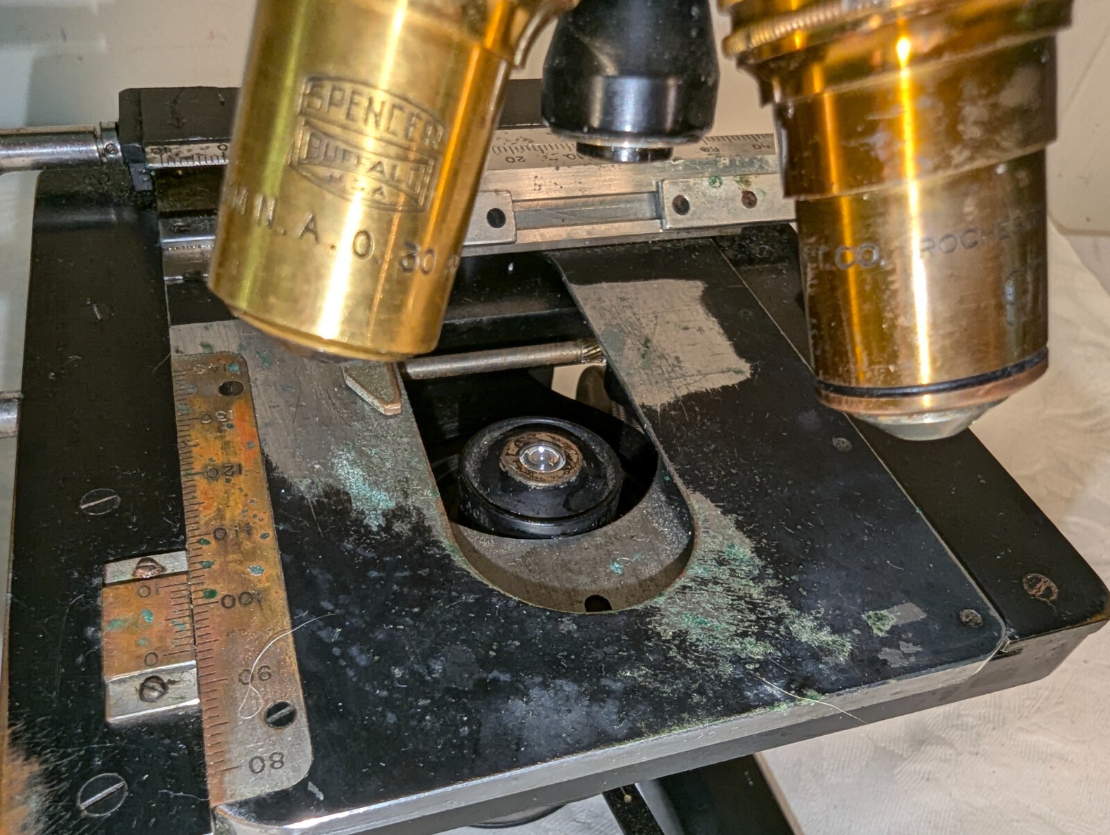 Antique Spencer Buffalo NY Binocular Microscope SN: 132727