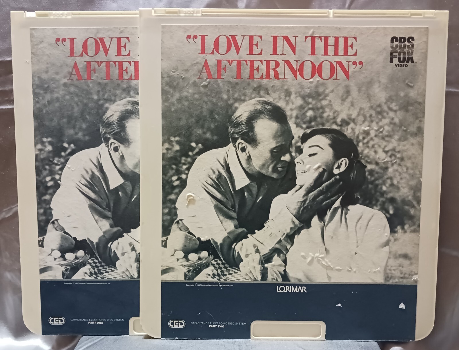 CBS Fox Video- "Love in the Afternoon" TWO- CED Disc Set Pre-Owned 1983