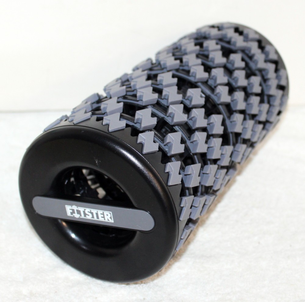 Fitster Collapsible Expandable 13" Exercise Massage Wheel Roller ~ New No Box