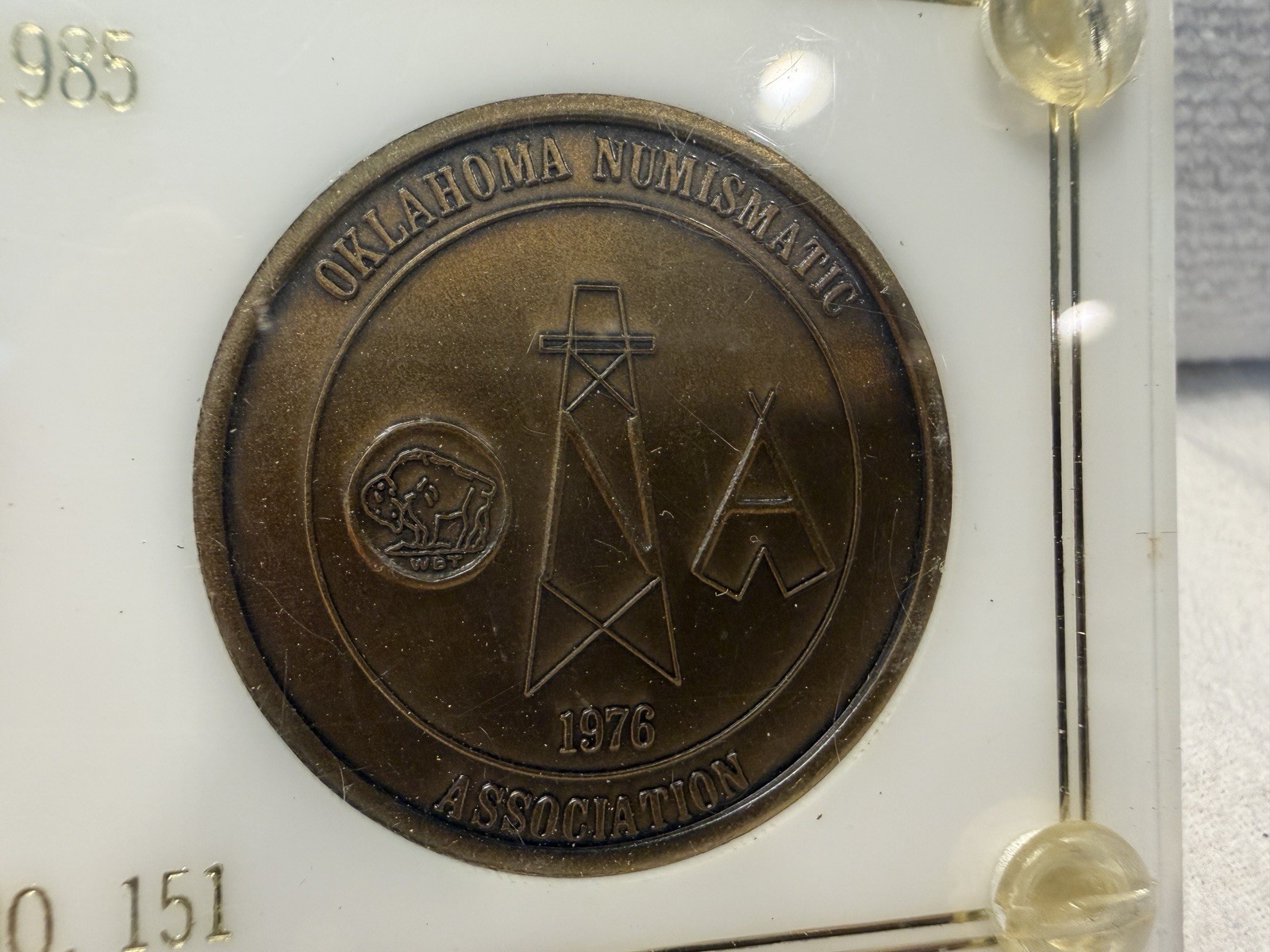 Oklahoma Numismatic Association No 151 - 2 Medallion Set