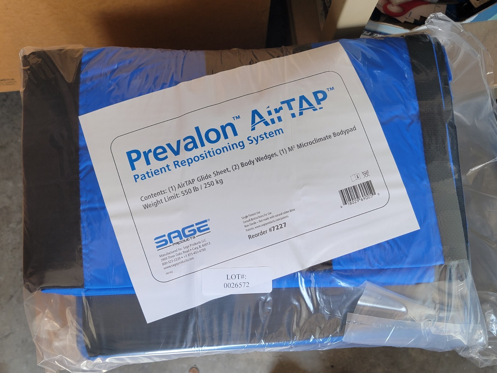 Prevalon AirTap Patient Repositioning System 7227