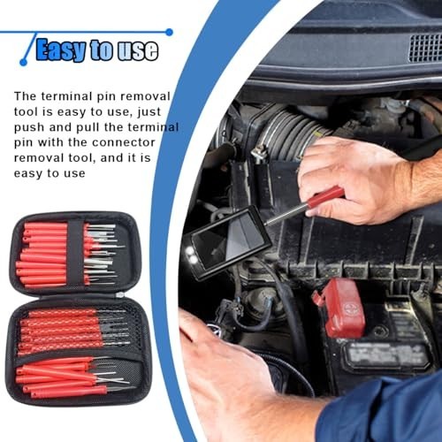 36PCS Terminal Removal Tool Kit Wire Connector Pin Extraction Fuse Puller