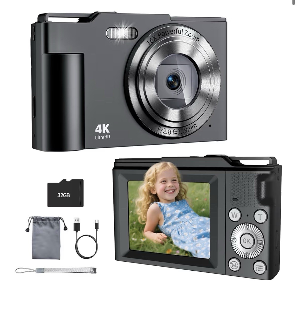 Digital Camera, FHD 4K Digital Point