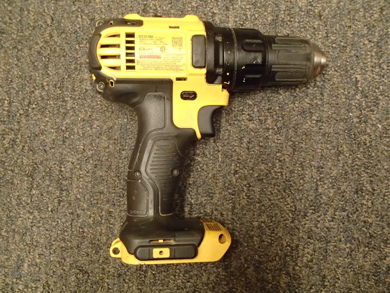 DEWALT DCD780 20V Compact Drill/Driver Kit Tool Ony