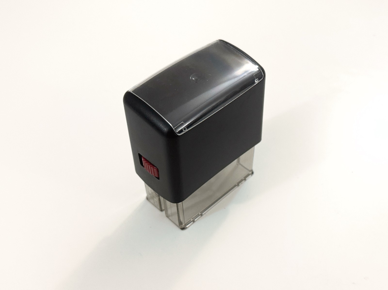 Blank Large Self-Inking Stamp in Black Ink