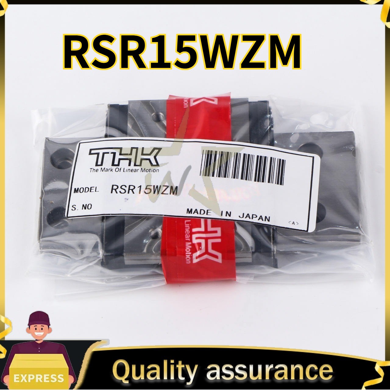 RSR15WZM NEW THK Guide Rail Block #DW Original Quality Goods One-year Warranty