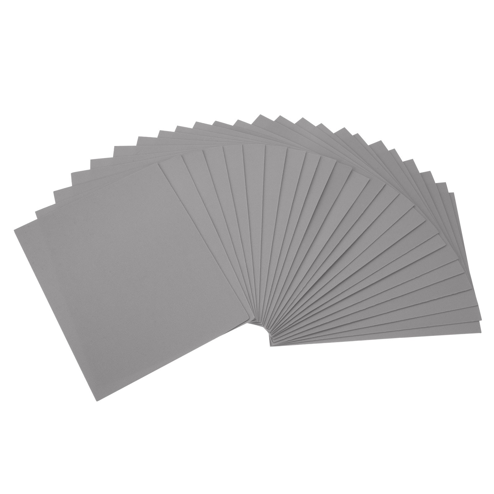 24 Pack 10.83 x 8.46" 1.7mm Thickness EVA Foam Sheets for Arts Dark Gray