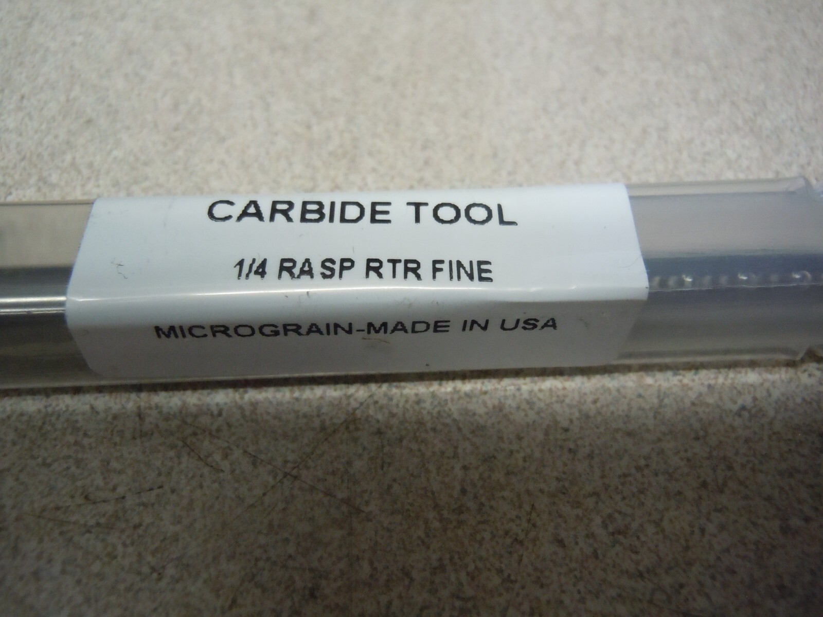 ROUTER BIT FGR STYLE A 1/4 RASP RTR FINE . MADE IN THE USA