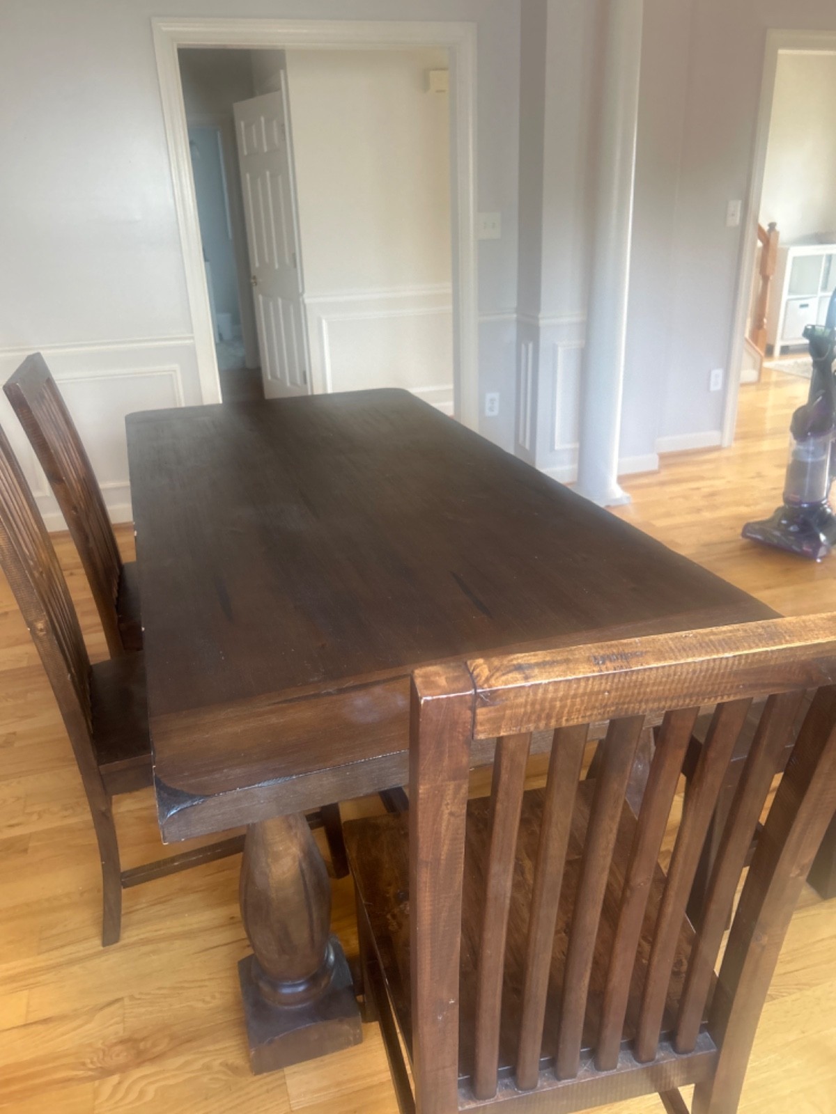 dining table and chairs