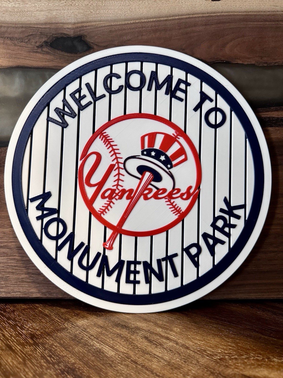 “Welcome to Monument Park” New York Yankees Sign  For Man Caves Or Bar Collect