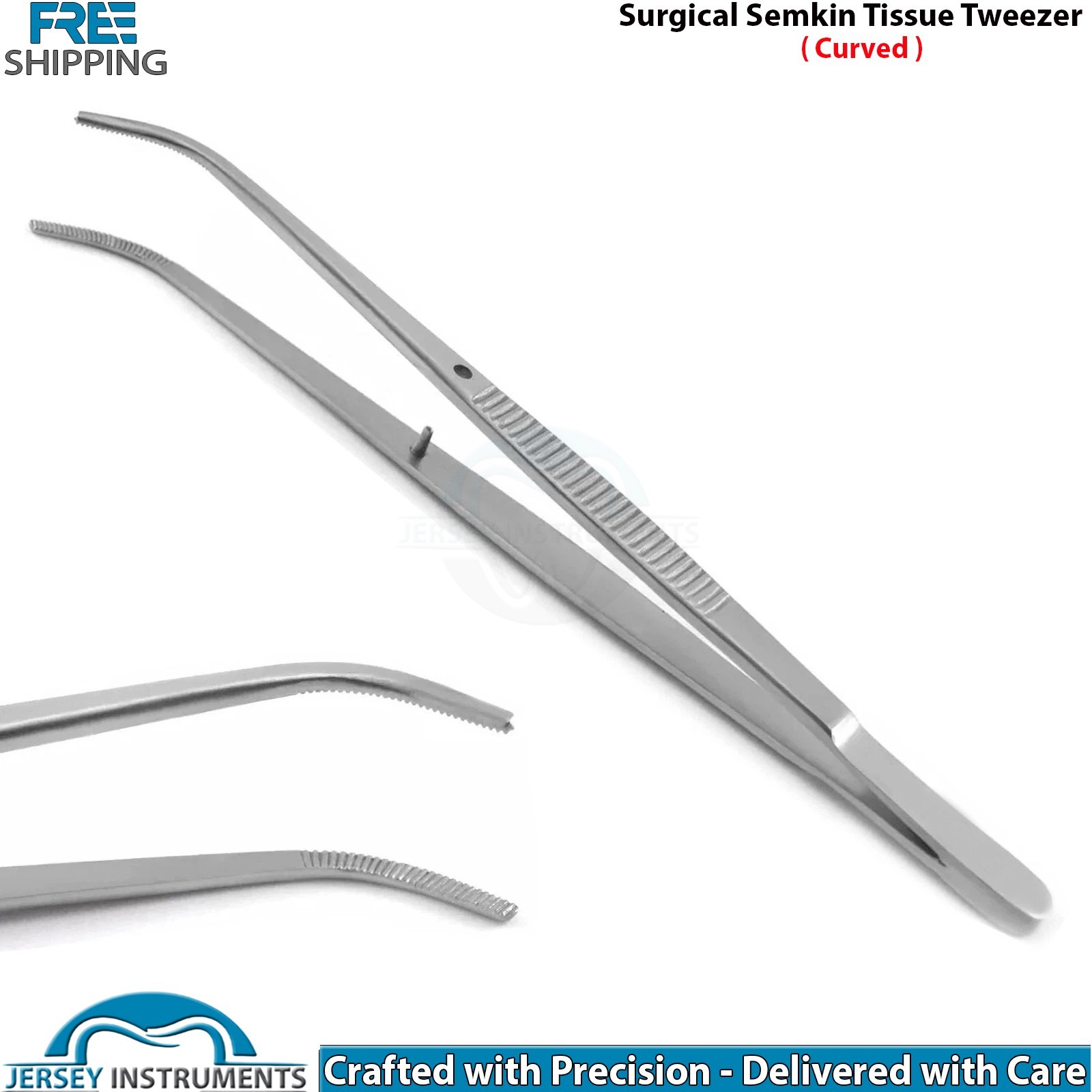 Semkin Tweezer CVD Dental Surgical Dressing Forceps Stainless Steel High Quality