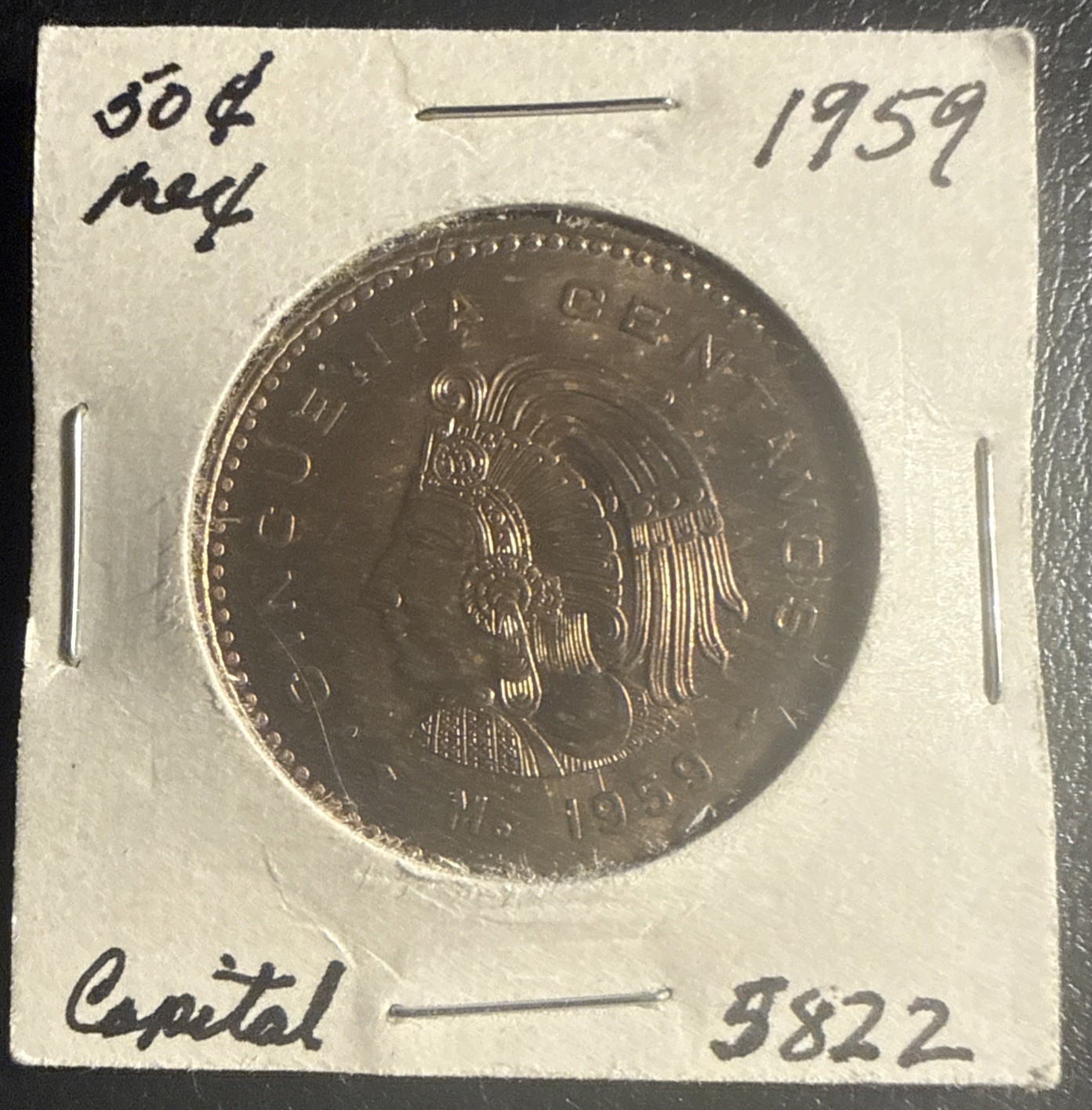 1959 Mexico 50 Centavos     [[[D509