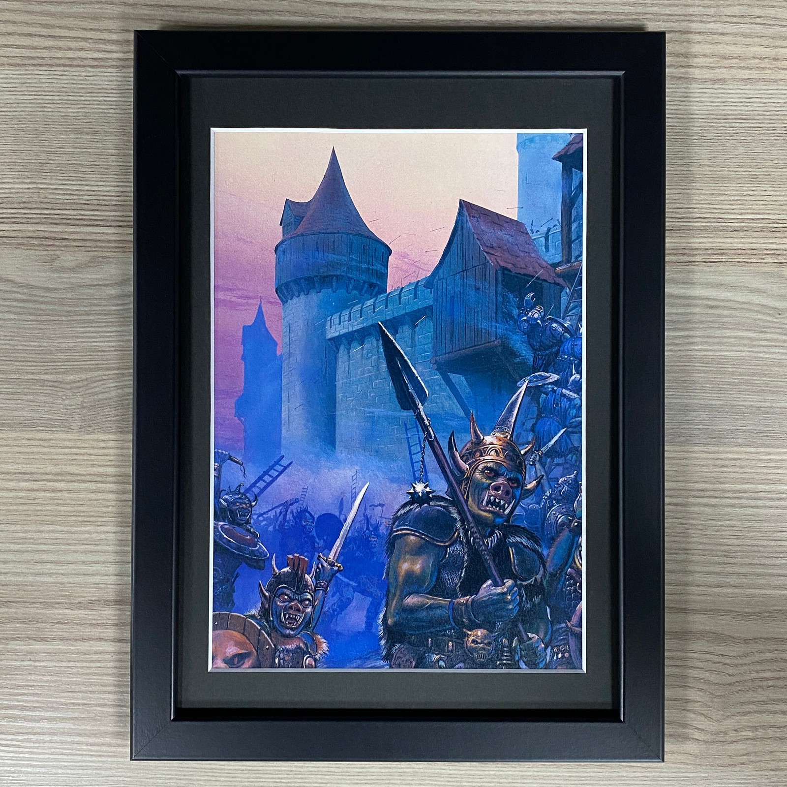 DUNGEONS & DRAGONS FRAMED ART: HORDES OF DRAGONSPEAR ORCS, D&D