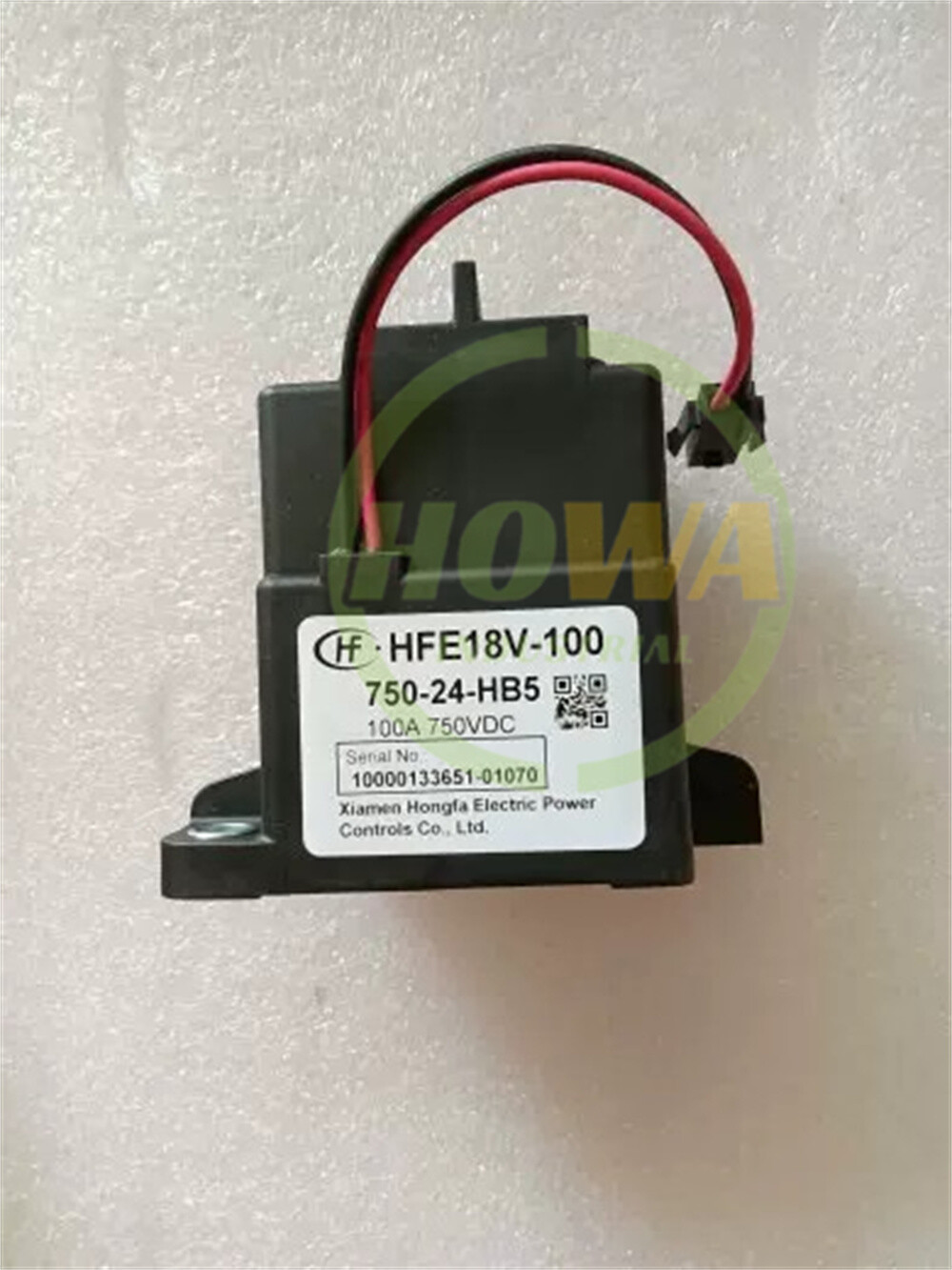 1/piece HFE18V-100 750-24-HB5 Hongfa High Voltage DC Contactor 750VDC100A Relay