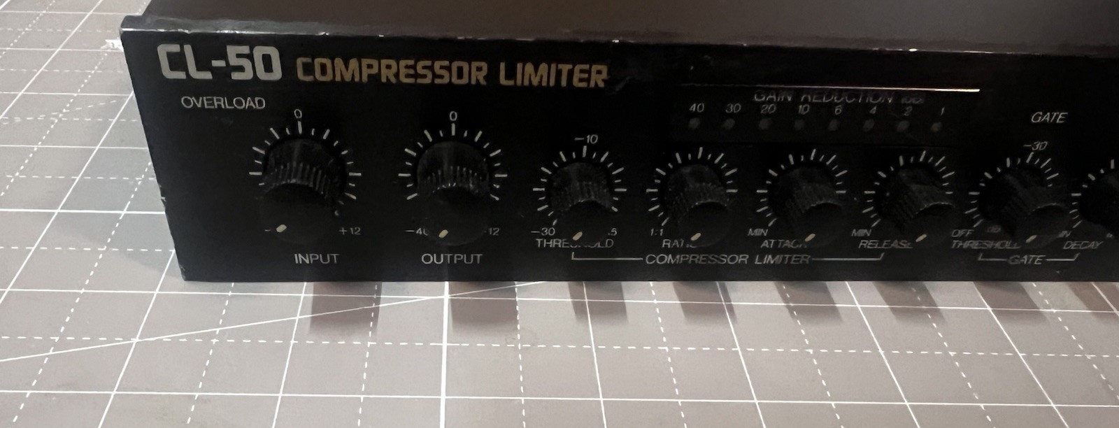 BOSS PRO CL-50 Compressor Limiter Half Rack/Power Supply Not Included.