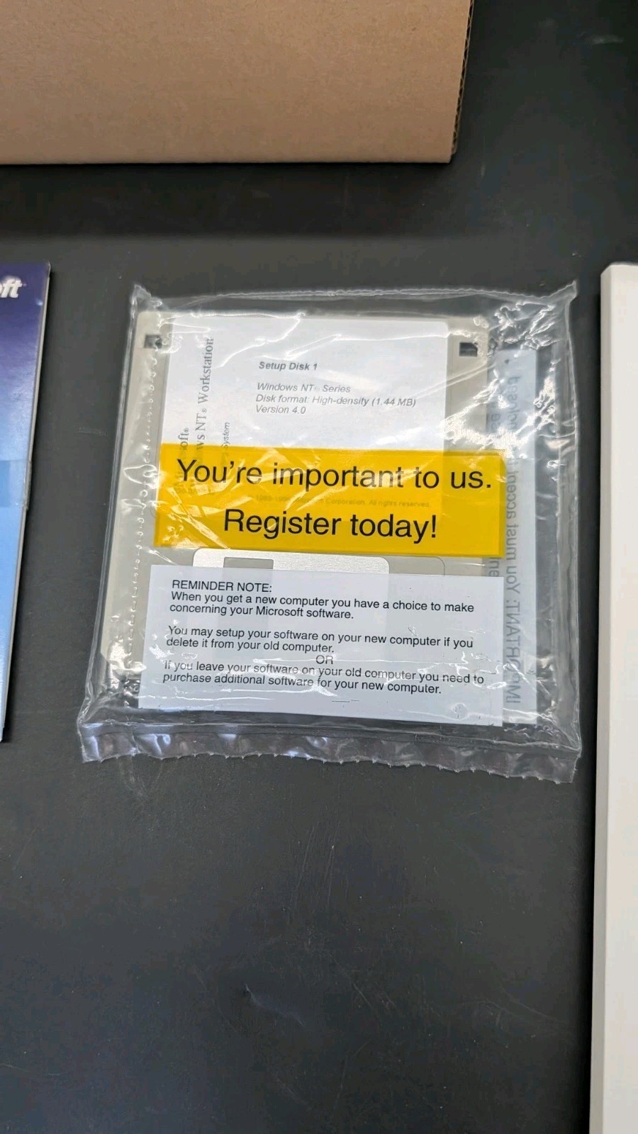 Microsoft Visual Basic 6.0 Professional Incomplete Box Manuals & Windows NT Disc