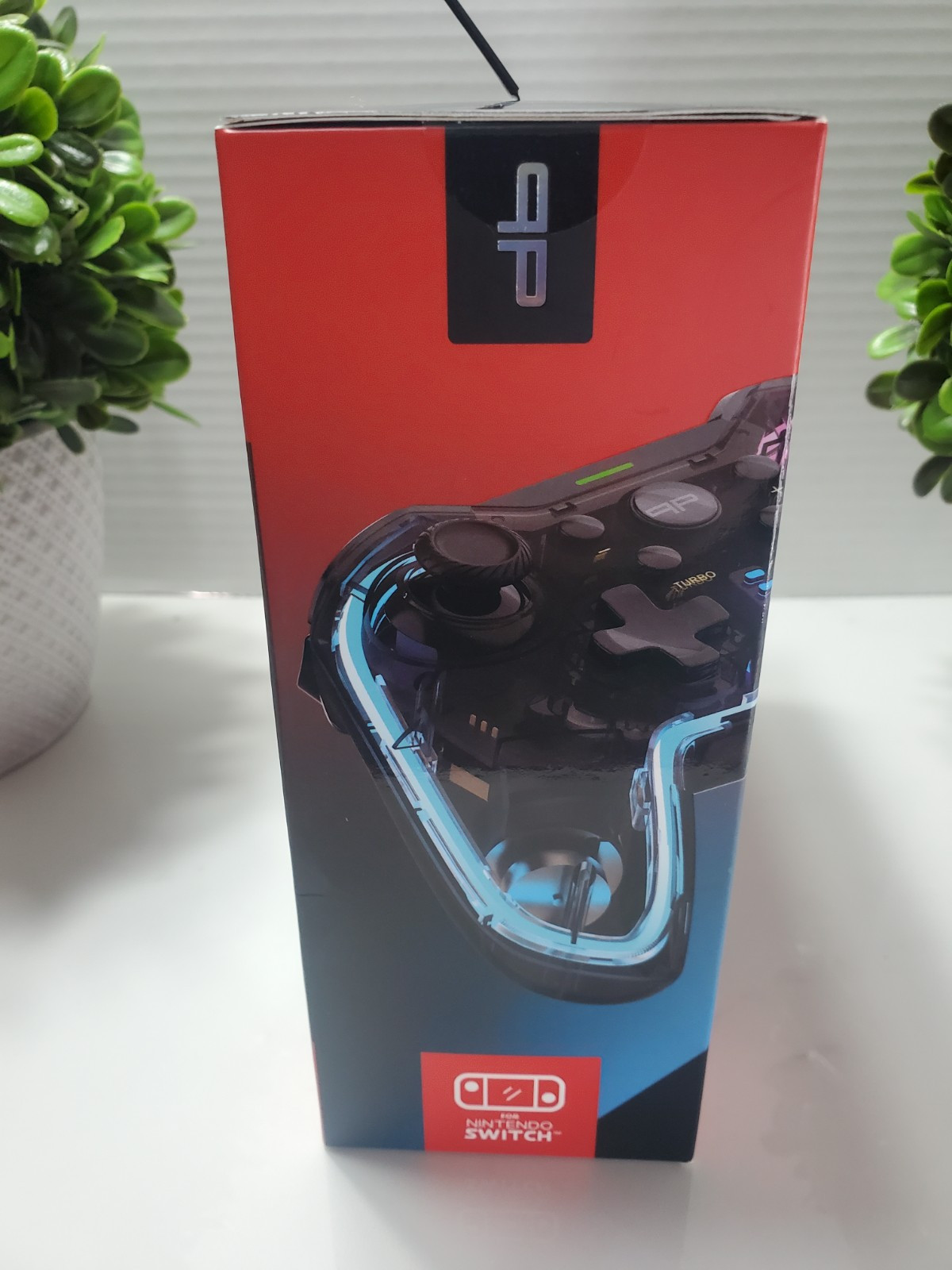 Nintendo Switch Wireless LED Gaming Remote 🎮 Black Clear With Lights ~ New