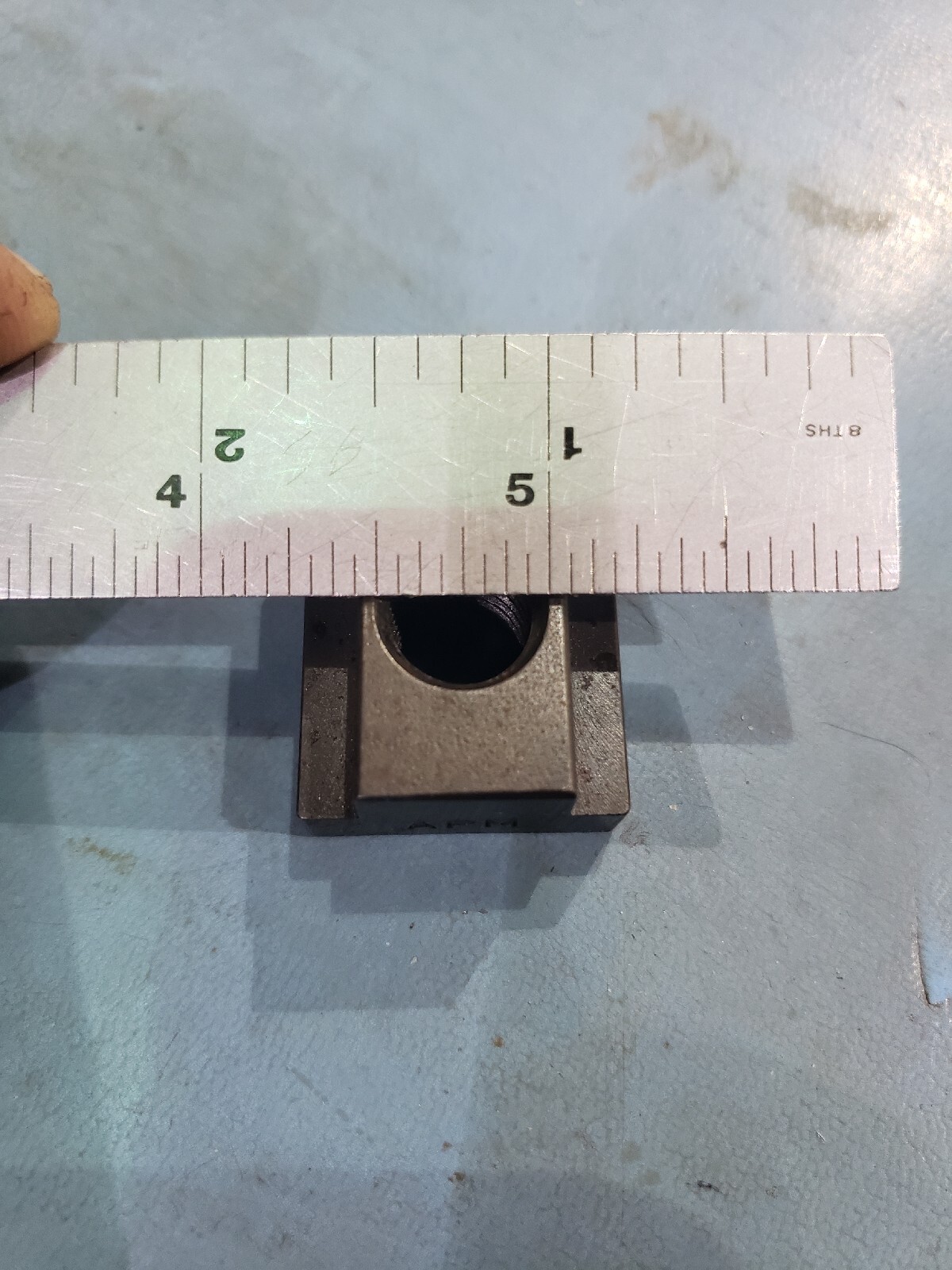 T-Nut Black Oxide 1/2-13 thread 5/8 table slot.