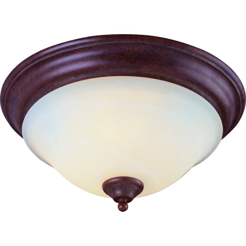Boston Harbor BRT-ATE1013-RB Three Light Flush Mount Ceiling Fixture, 120 V, 60