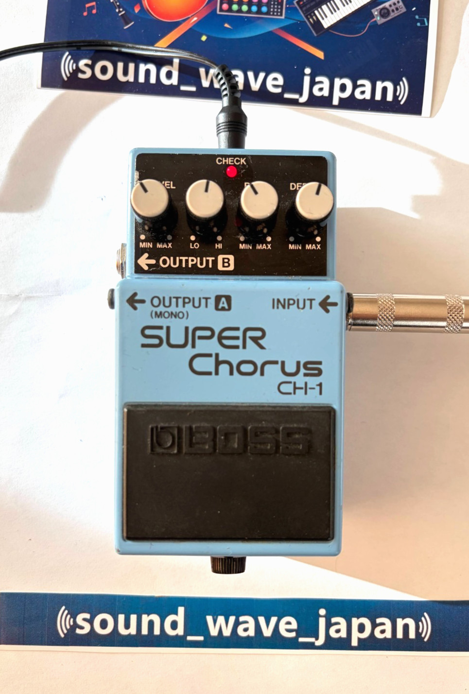 BOSS CH-1 SUPER Chorus Guitar Effects Pedal Tested Working from Japan used