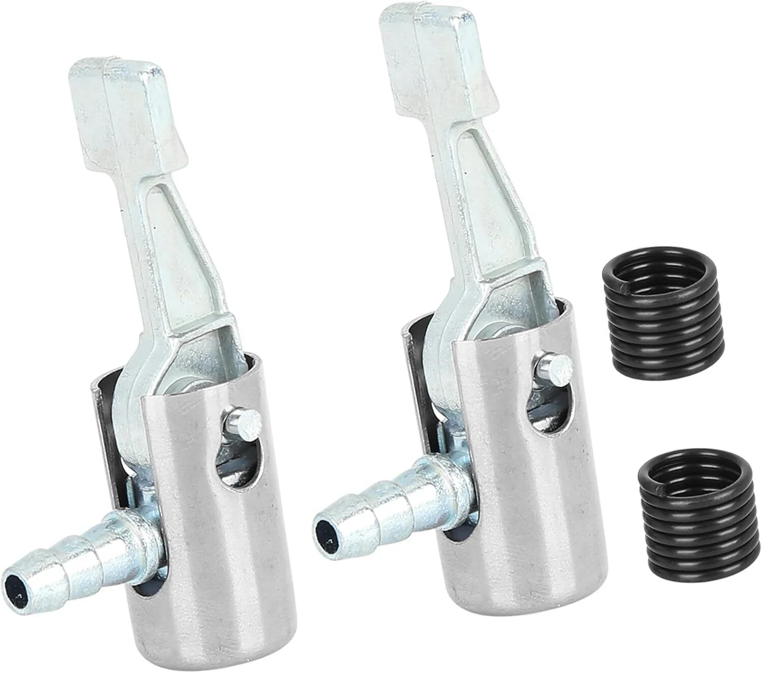 2PC 6mm Air Tire Chuck Inflator Pump Hose Adapter Valve Connector For Car Bike