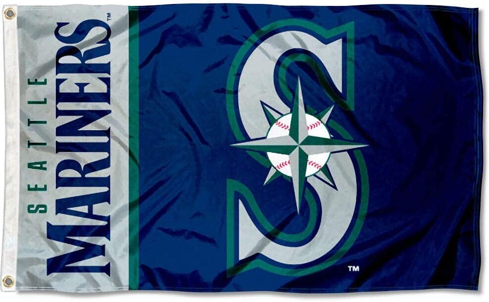 Seattle Mariners Flag Large 3x5 Banner Logo Baseball MLB  FREE SHIPPING