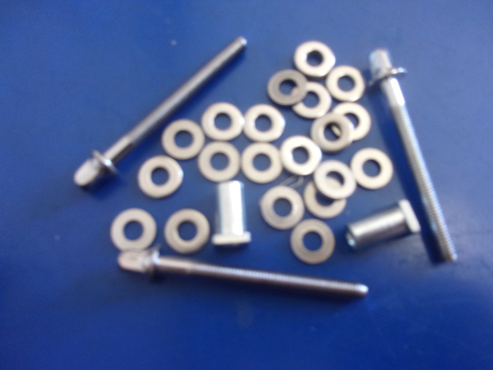New PDP Lot of 3 Tom 2.25" Tension Rod 21 Washers 2 threaded Sleeve Center Stage
