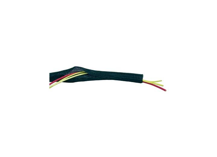 Big End Performance 1/8In X 25Ft Black Braided Flex Wire Wrap