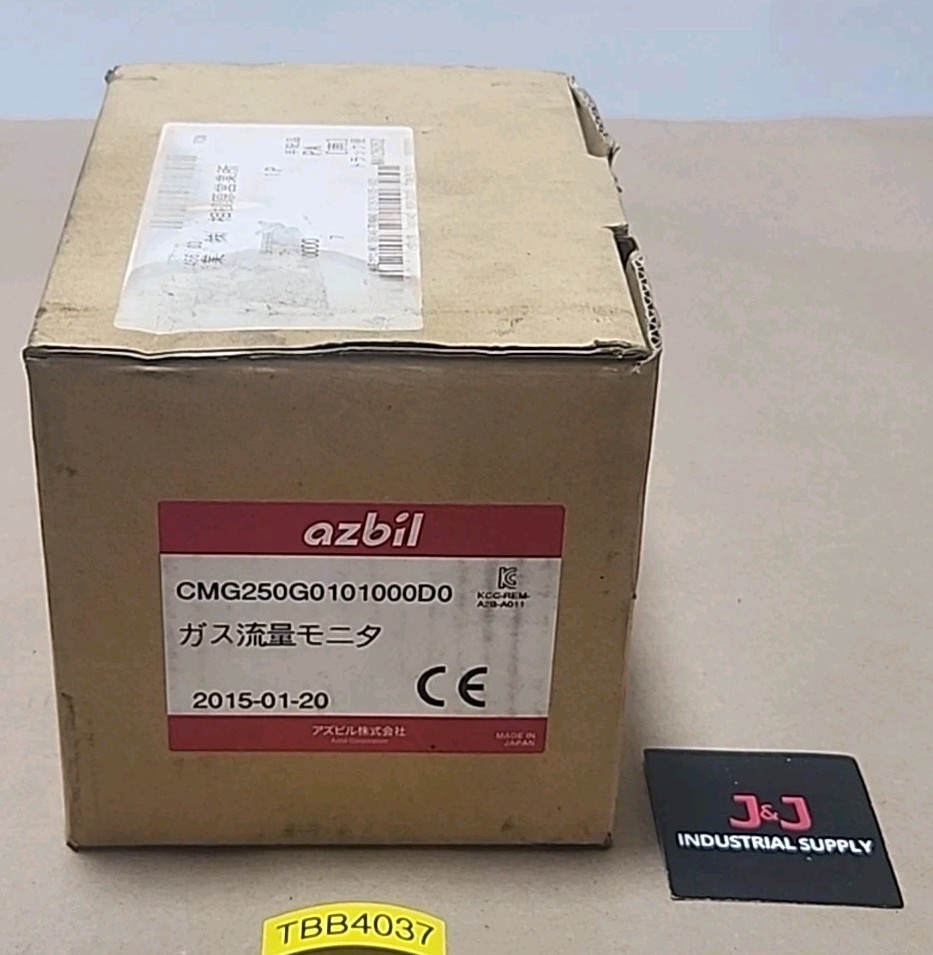 *NEW* Azbil CMG250G0101000D0 Natural Gas Flow Monitor 24Vdc 100kPa + Warranty!