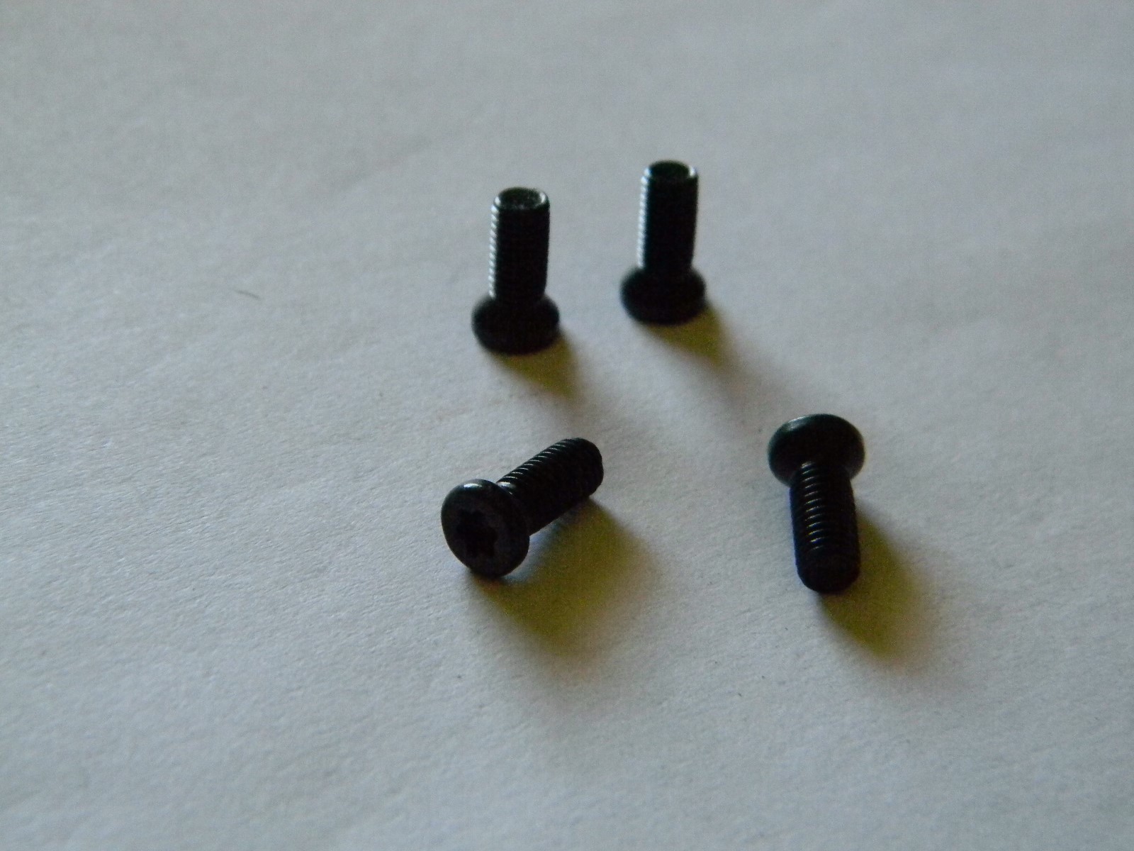 Gun Screws- Blued Star Drive Weaver Style Oval Head 6-48 X 3/8" (4)