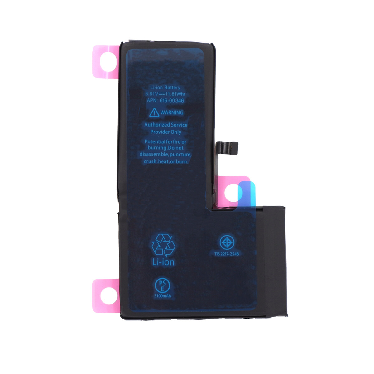 Extended Capacity Battery Replacement For iPhone X+TOOLS 3100mAh