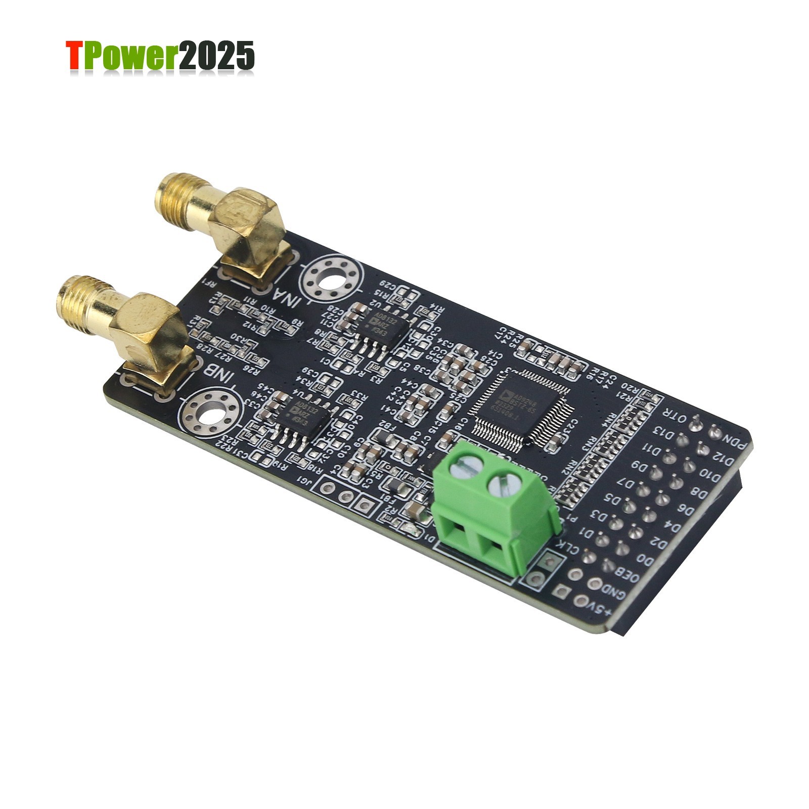 AD9248 14bit 65M ADC Module Analog-digital Converter w/ Terminal Block Interface