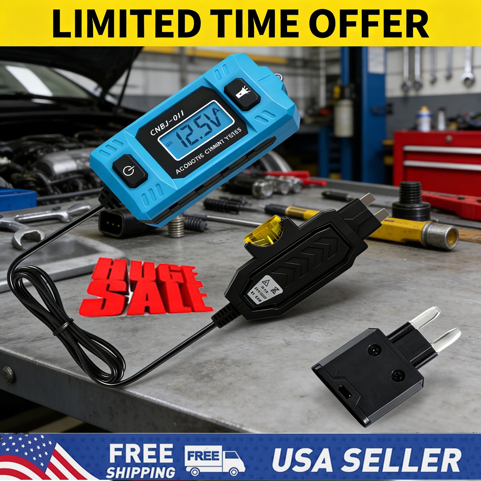 Automotive Circuit Fault Probe Tester,Portable High-Precision 20a 48v Car Tester