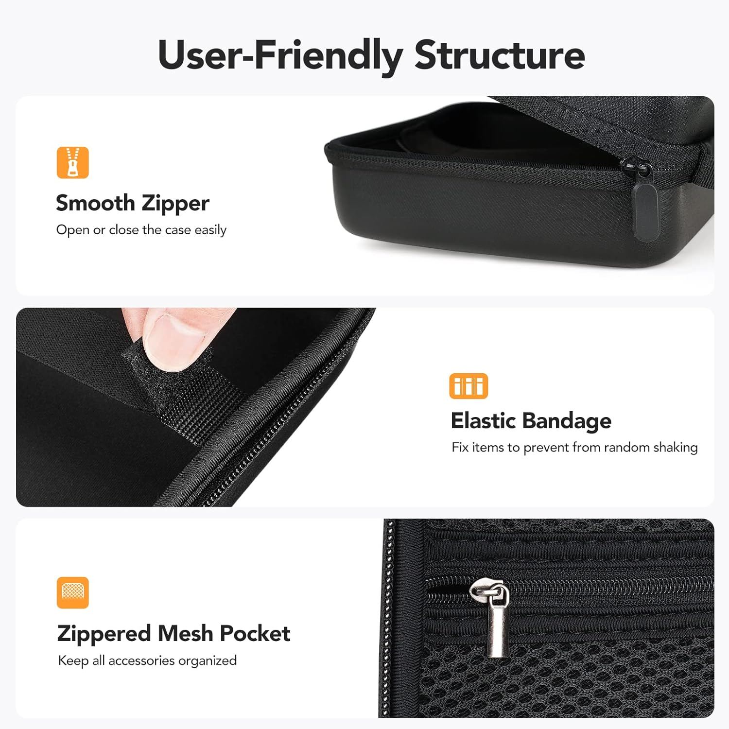 Original Endoscope Case, Wireless Borescope Carrying Bag Wifi & USB Scope Camera