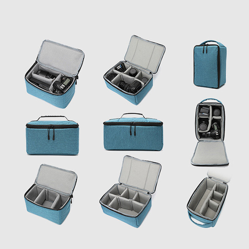 Photography Camera Bag Insert Protective Case Organizer Dividers For DSLR Lens