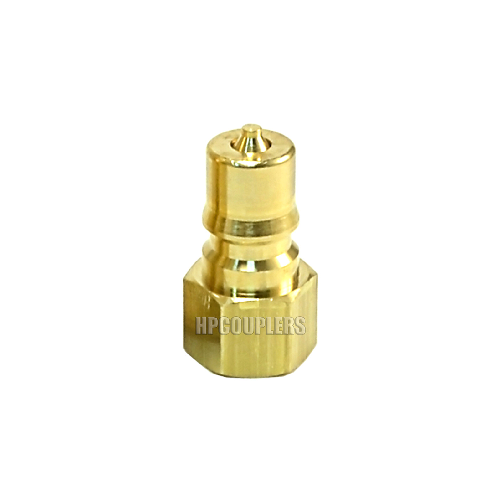 Foster FHK Series 1/4" K2B Brass ISO B Hydraulic Quick Connect Coupler Plug USA